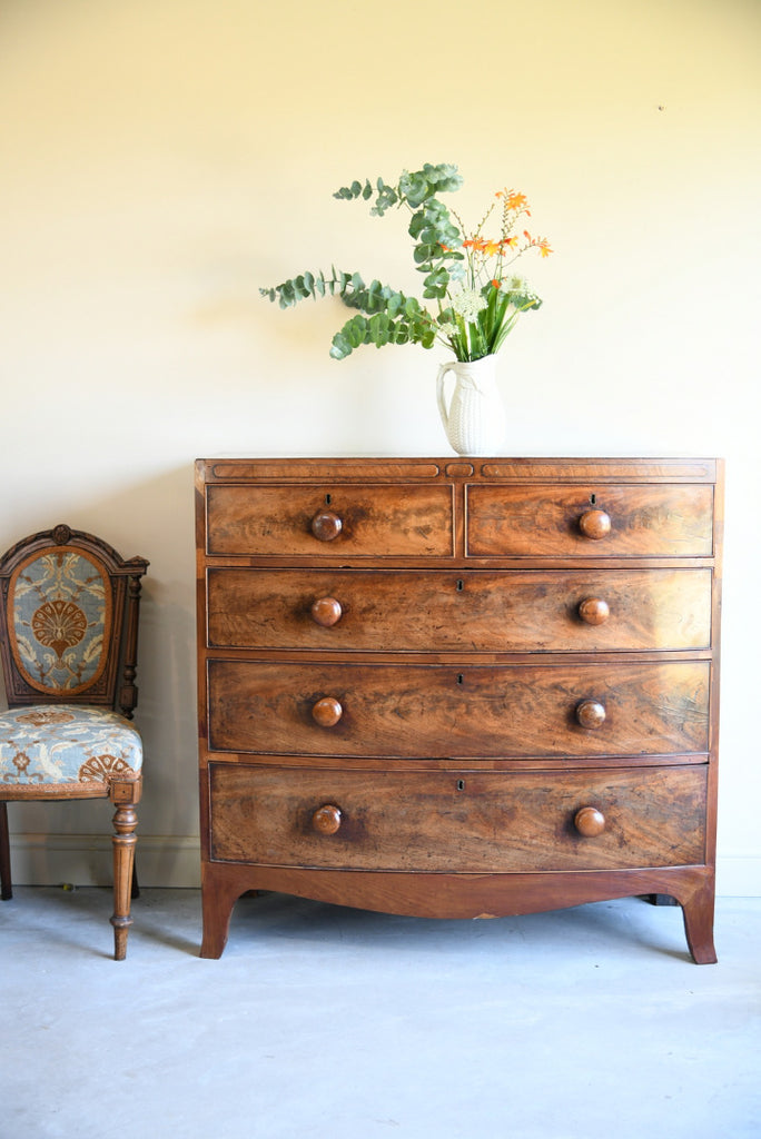 Antique George IV Mahogany Chest of Drawers