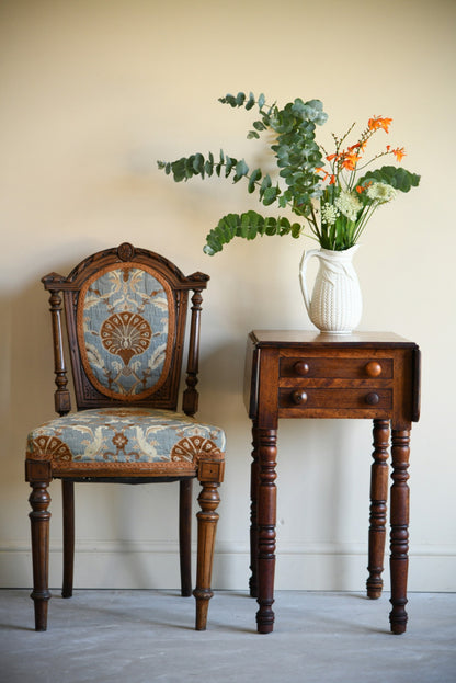 Mahogany Drop Leaf Side Table