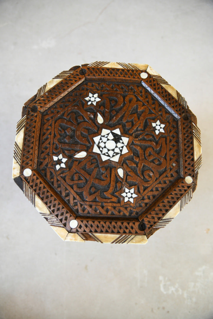 Inlaid Octagonal Moorish Side Table