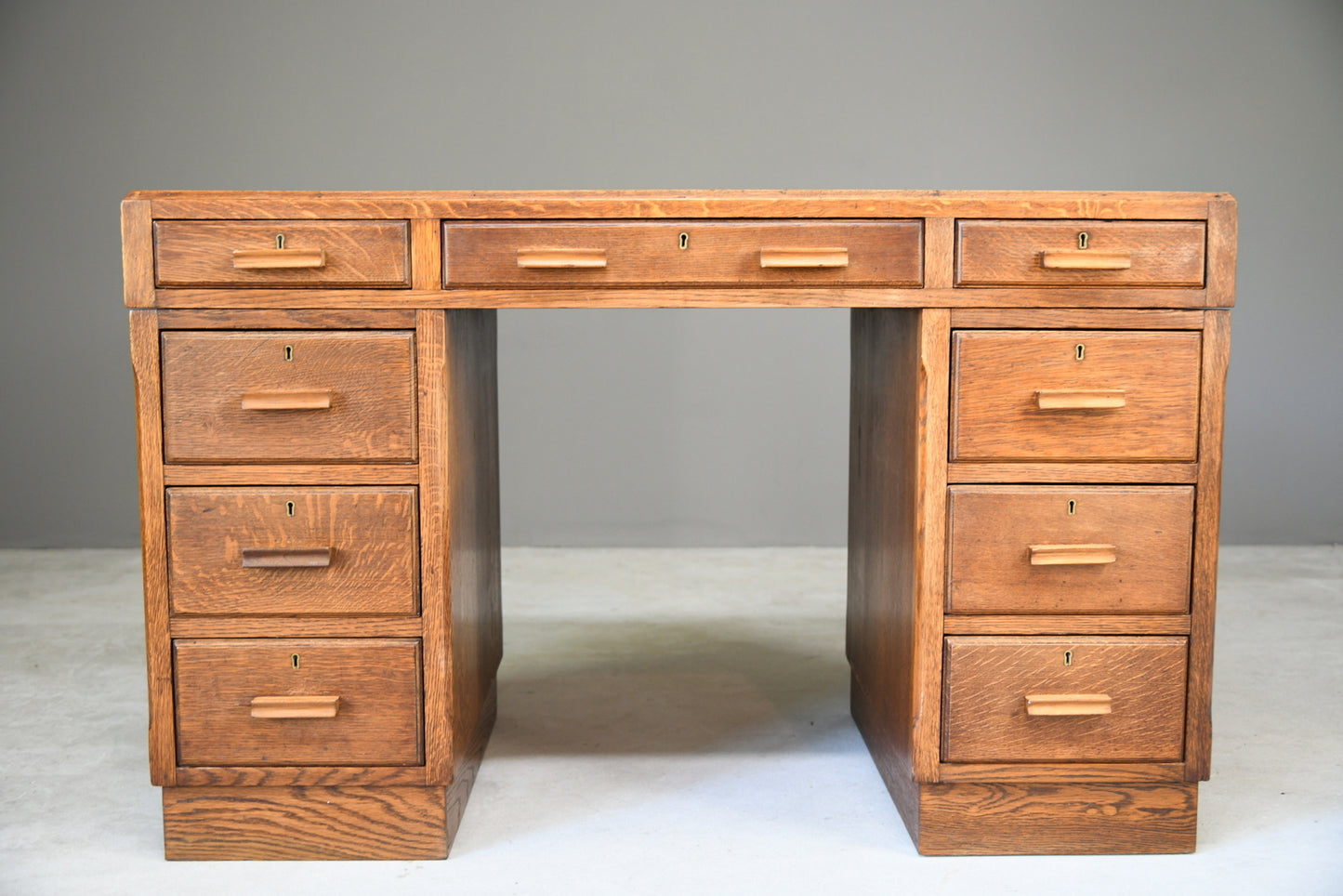 Art Deco Oak Desk