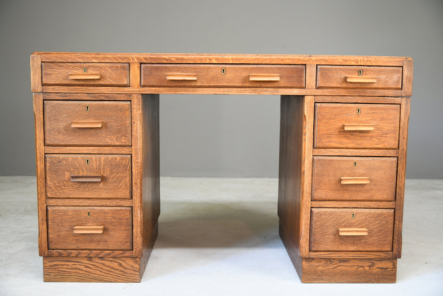 Art Deco Oak Desk