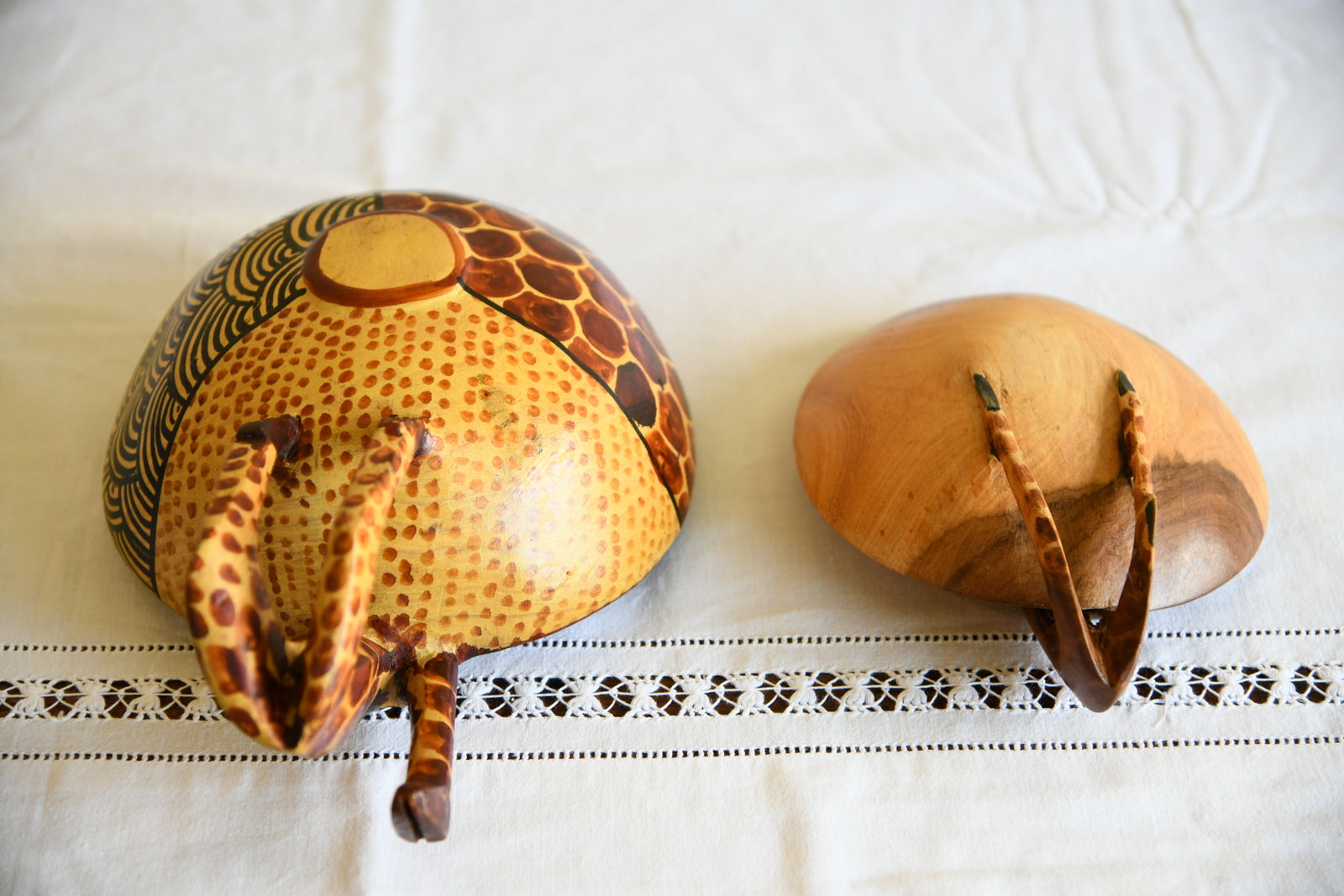 Carved African Wooden Bowls