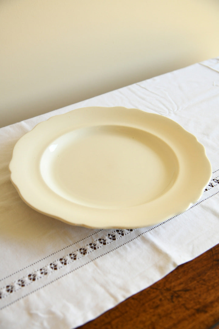 Single Cream Serving Plate