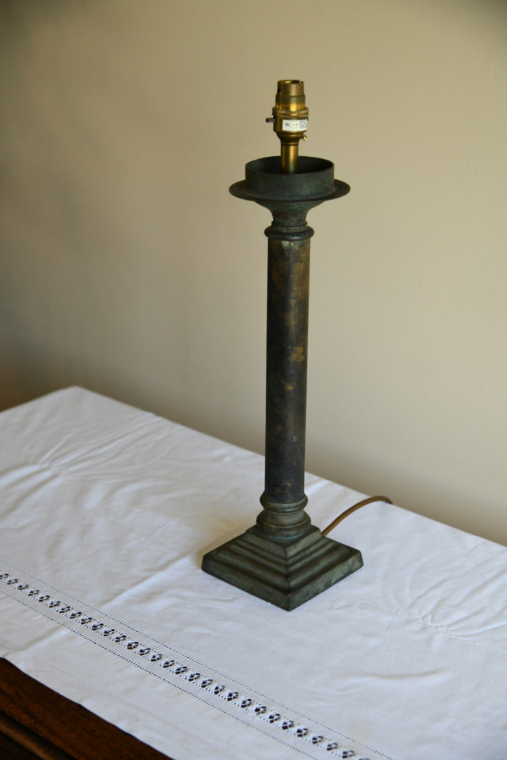 Single Bronze Table Lamp