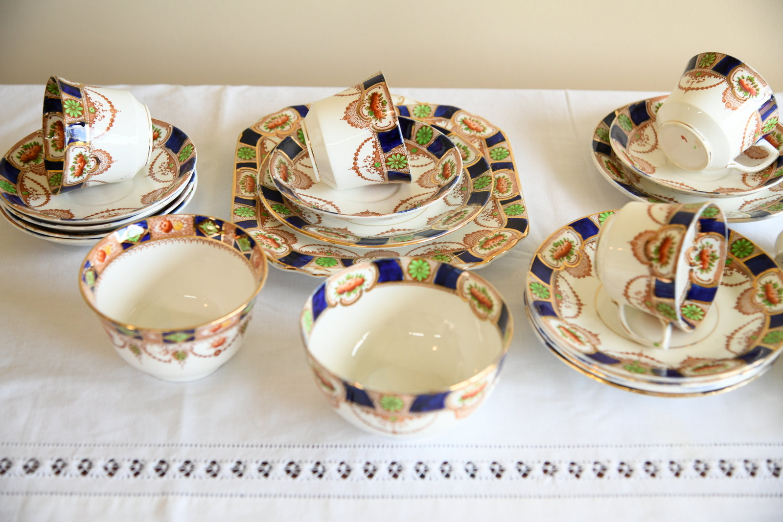 Edwardian Imari Part Tea Set