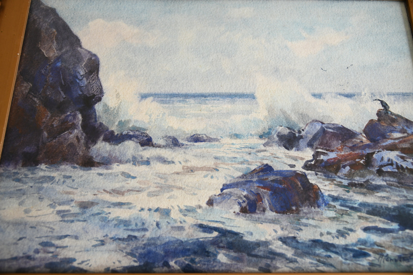 Seascape Watercolour - Gould