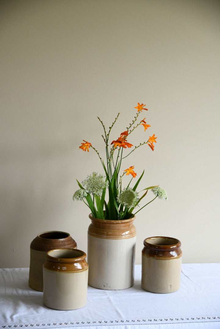 Stoneware Kitchen Jars