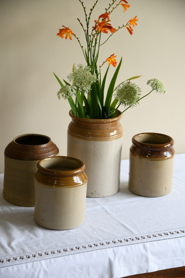 Stoneware Kitchen Jars