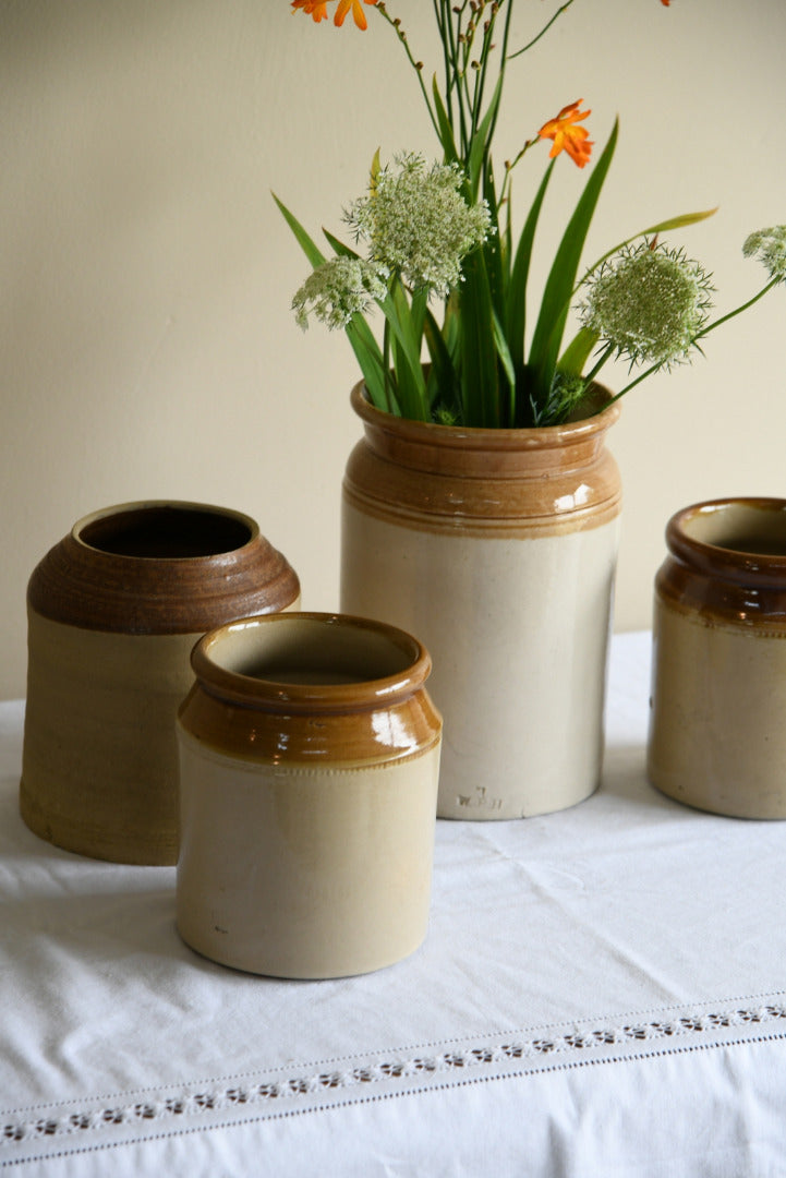 Stoneware Kitchen Jars