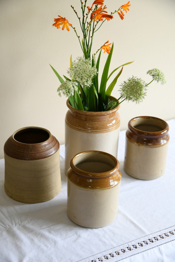 Stoneware Kitchen Jars