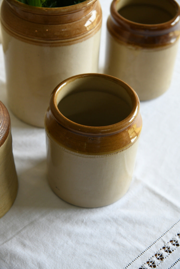 Stoneware Kitchen Jars