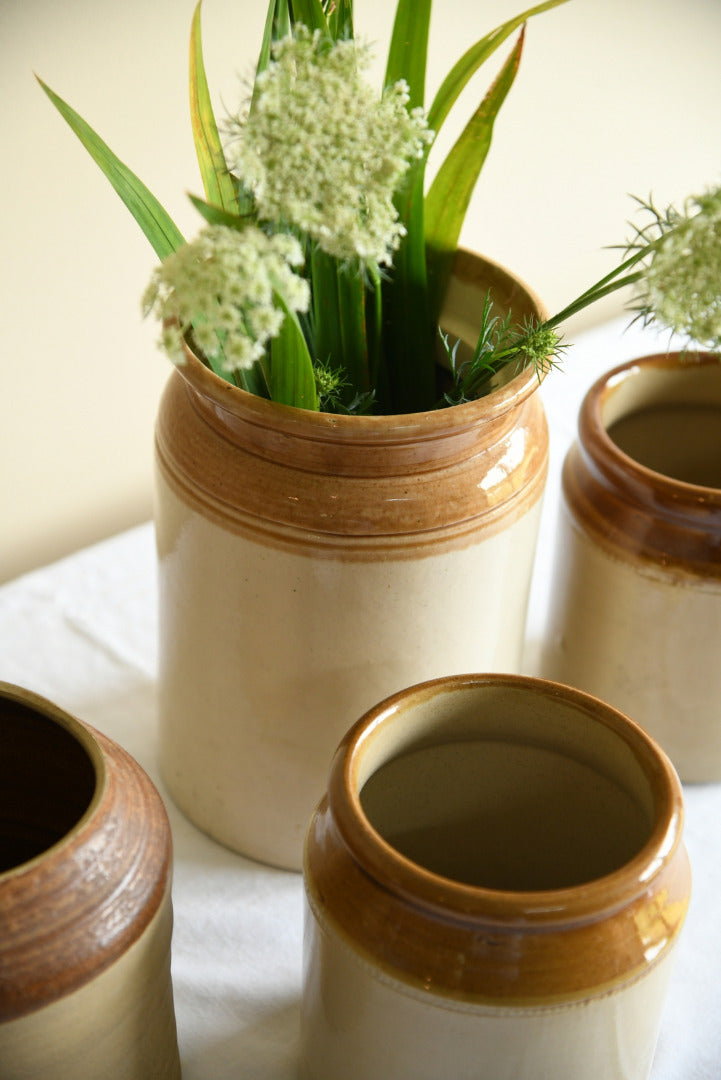 Stoneware Kitchen Jars