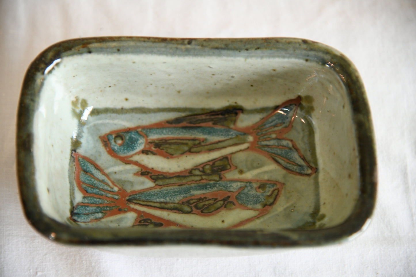 Pottery Loaf Dish & Vase