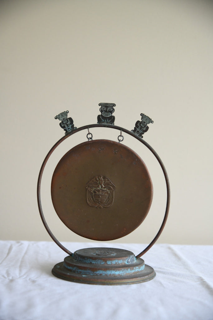 Vintage Eastern Copper Table Gong