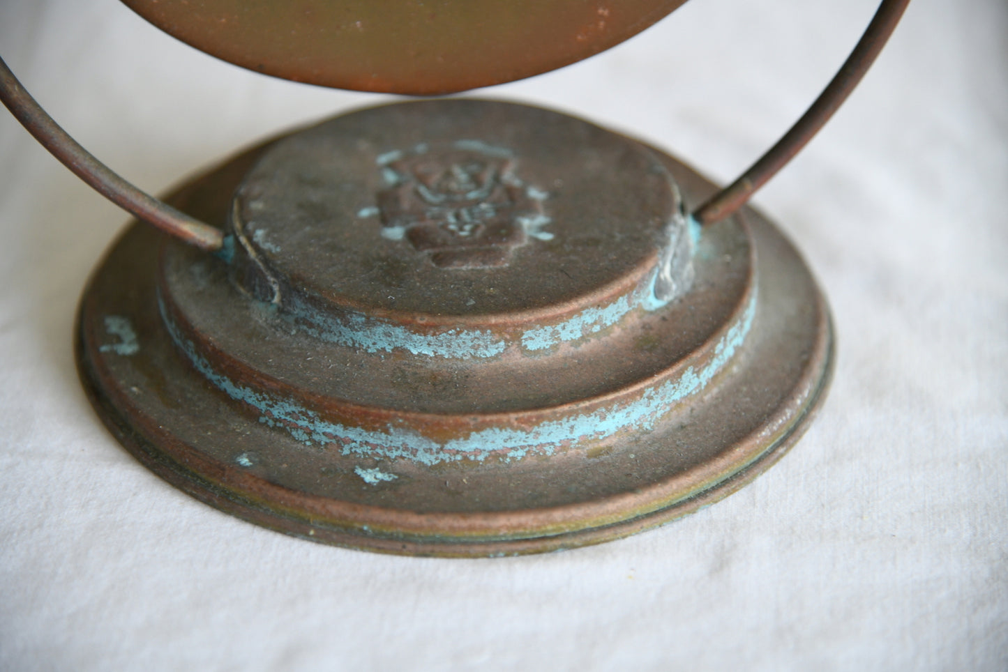 Vintage Eastern Copper Table Gong