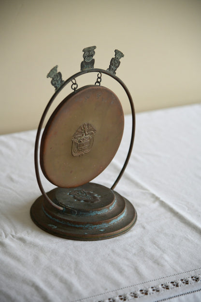 Vintage Eastern Copper Table Gong