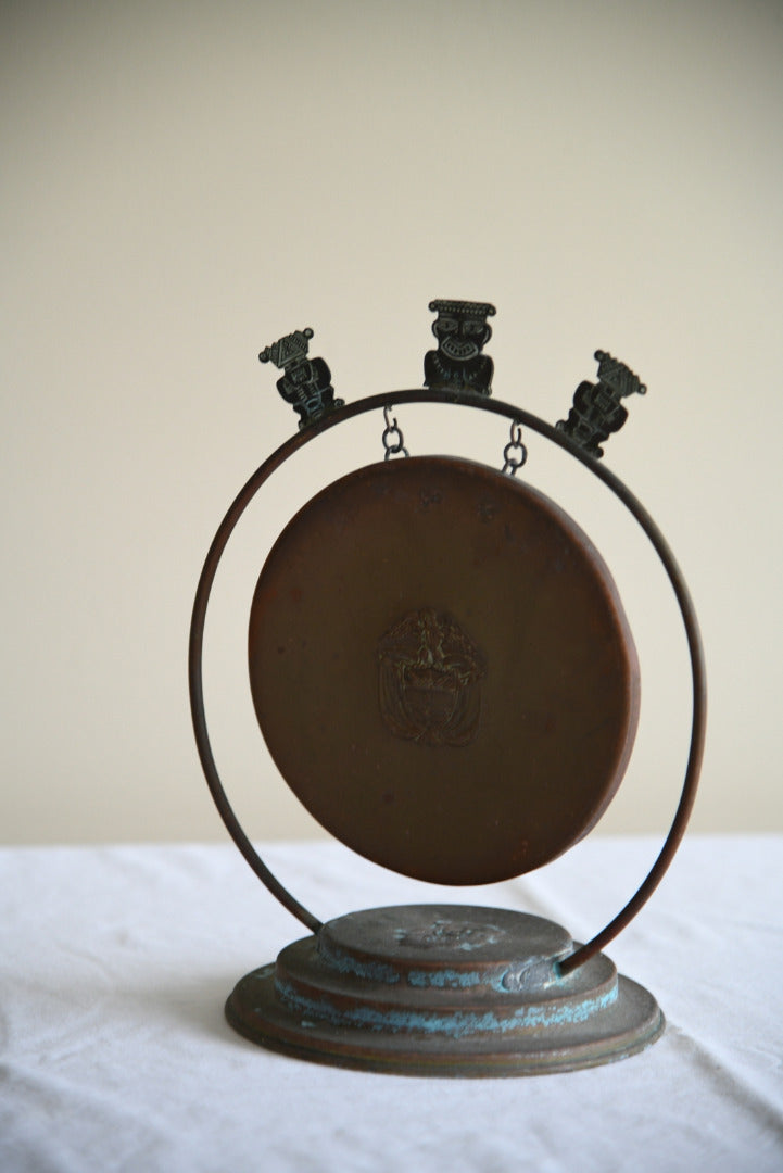 Vintage Eastern Copper Table Gong