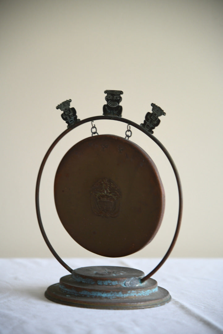 Vintage Eastern Copper Table Gong