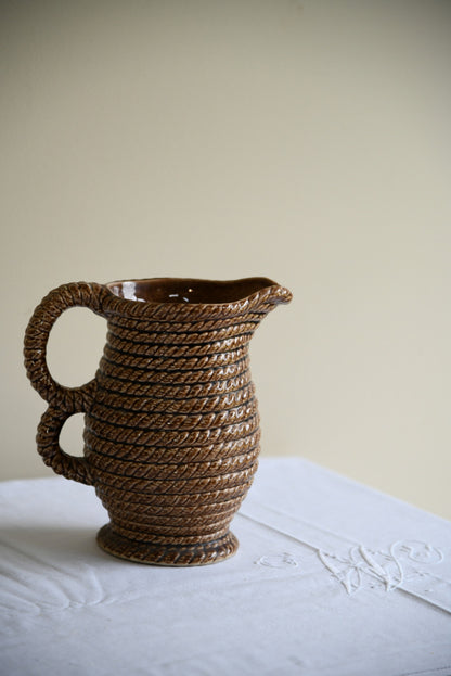 Govancroft Brown Rope Pitcher