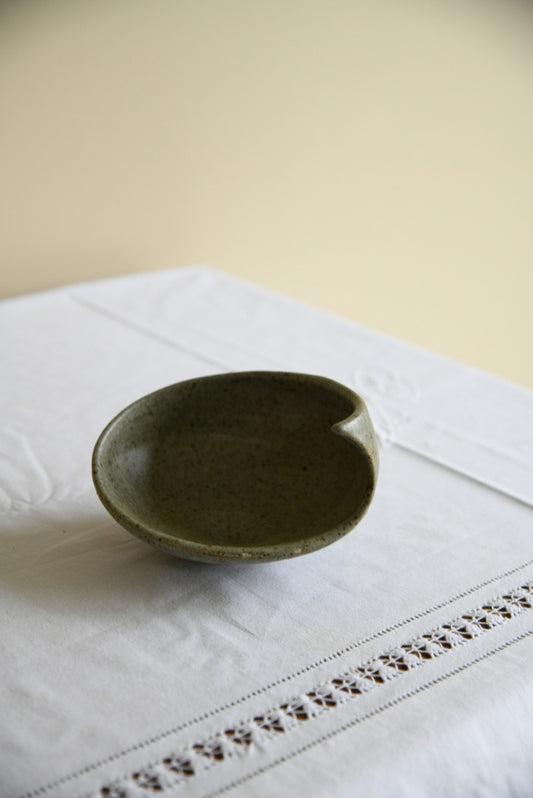 Asymmetrical Pottery Dish