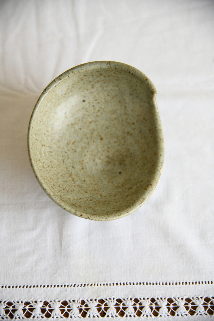 Asymmetrical Pottery Dish