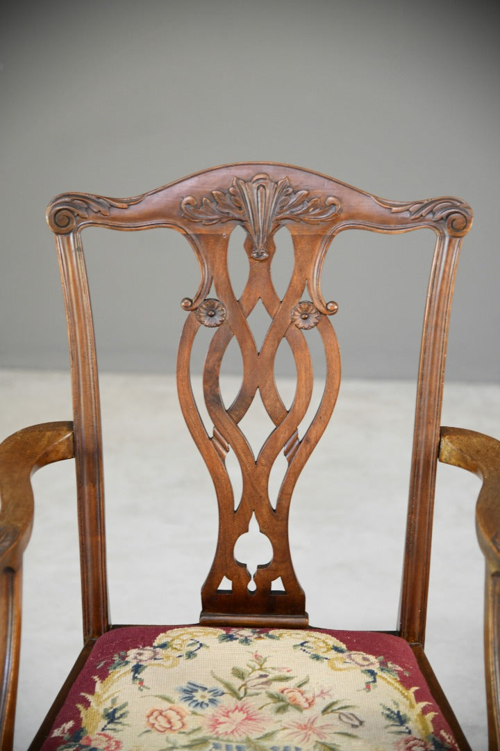 Single Mahogany Carver Chair