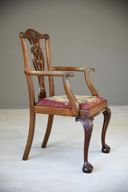 Single Mahogany Carver Chair