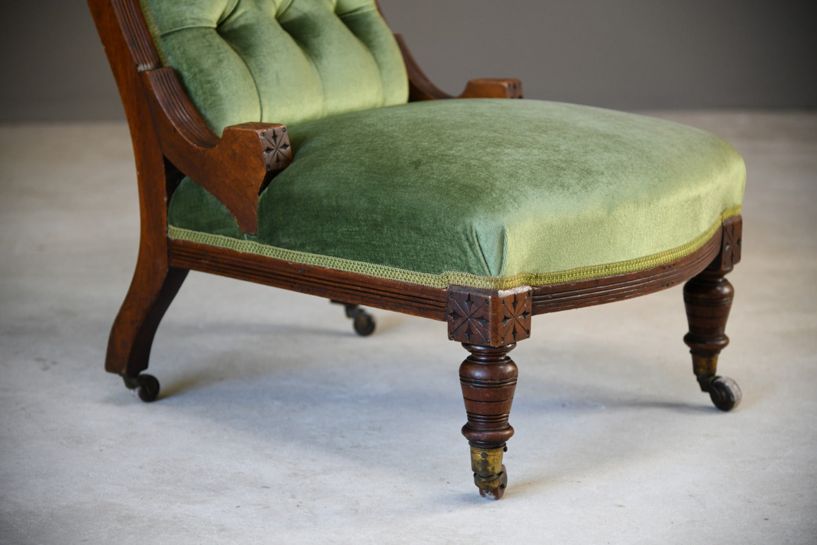 Victorian Mahogany Nursing Chair