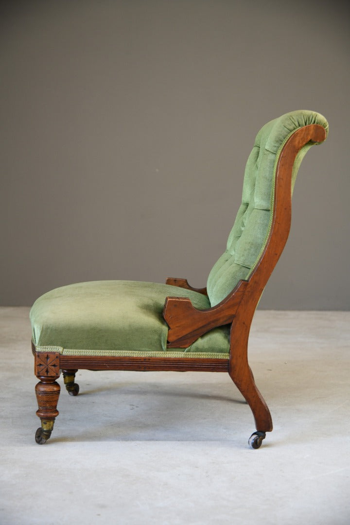 Victorian Mahogany Nursing Chair