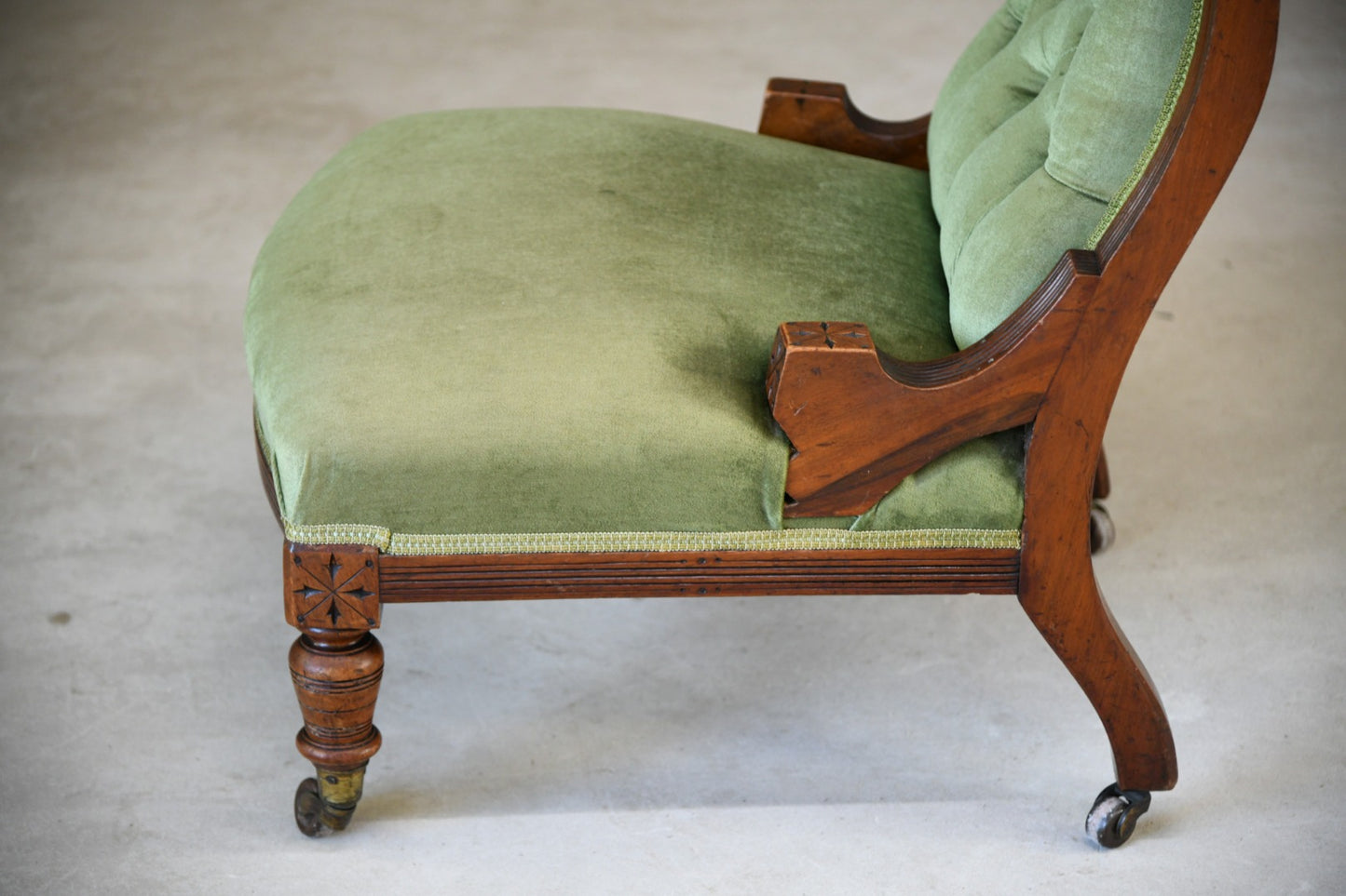 Victorian Mahogany Nursing Chair