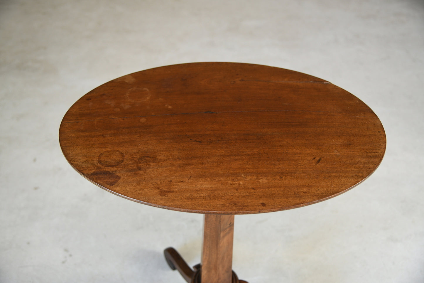 Mahogany Oval Side Table