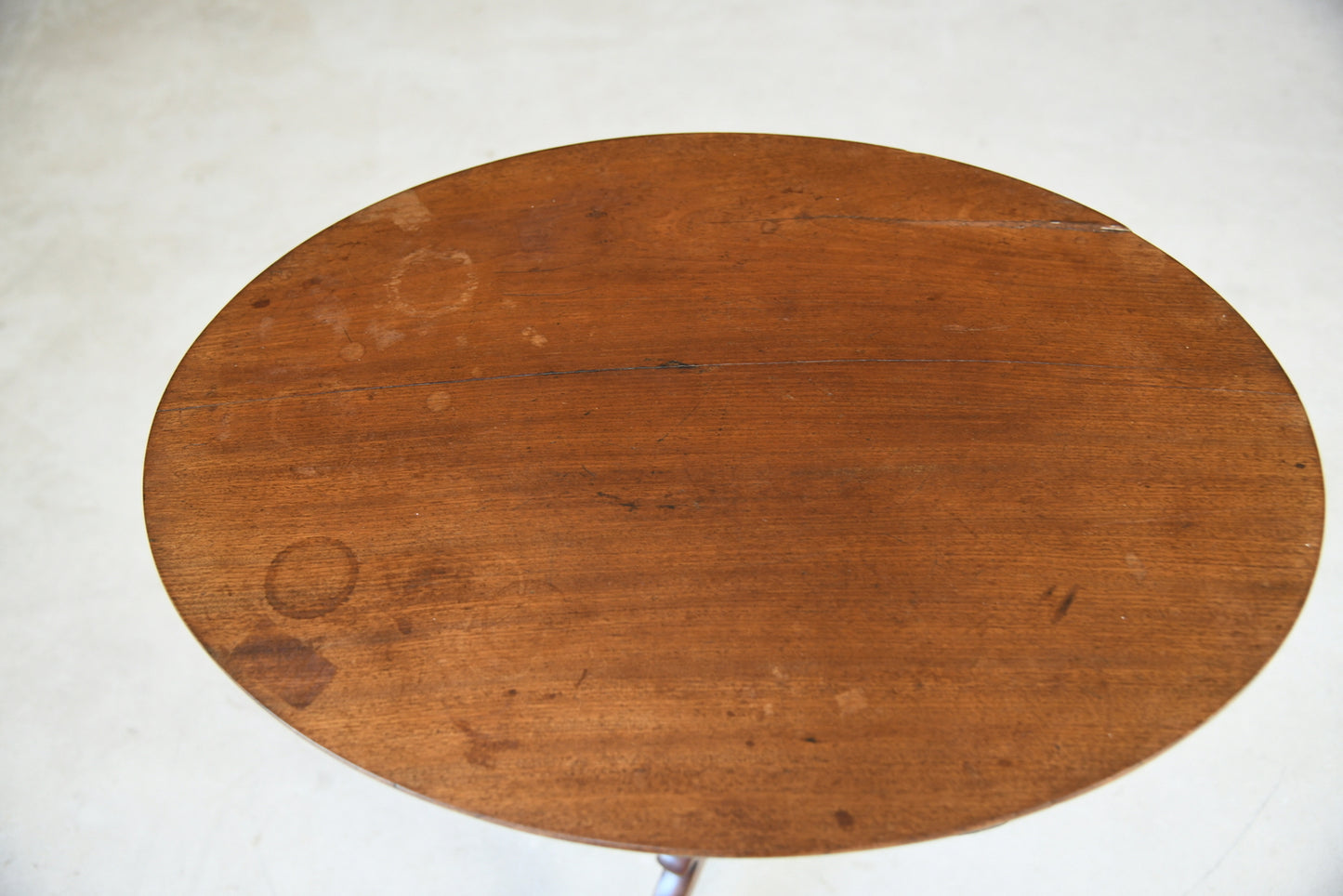 Mahogany Oval Side Table