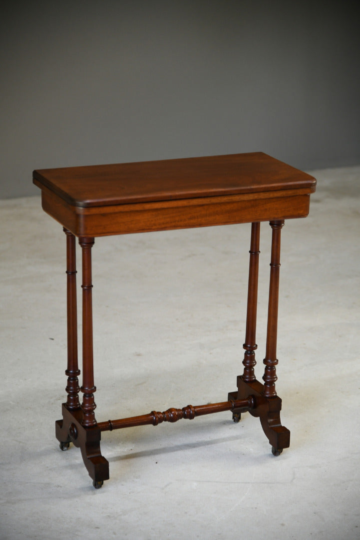 Victorian Mahogany Card Table