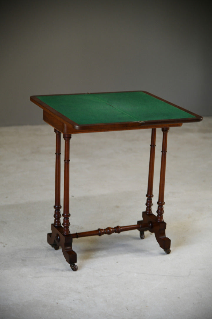 Victorian Mahogany Card Table