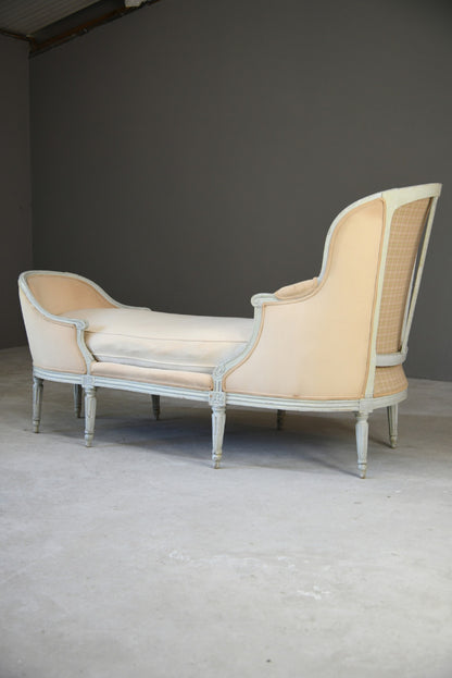 French Style Duchess En Bateau Chaise Longue