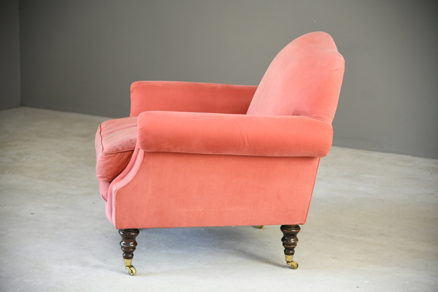 Antique Style Pink Upholstered Armchair