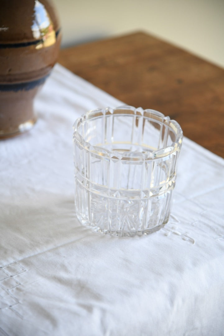 Quality Vintage Cut Glass Bowl