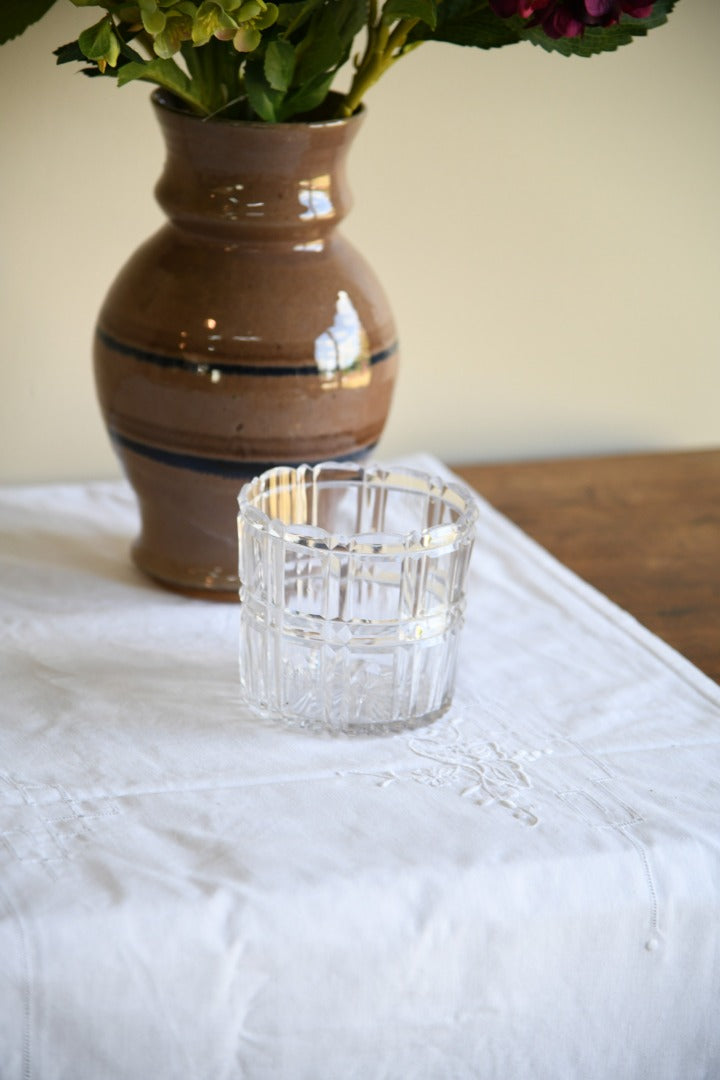 Quality Vintage Cut Glass Bowl