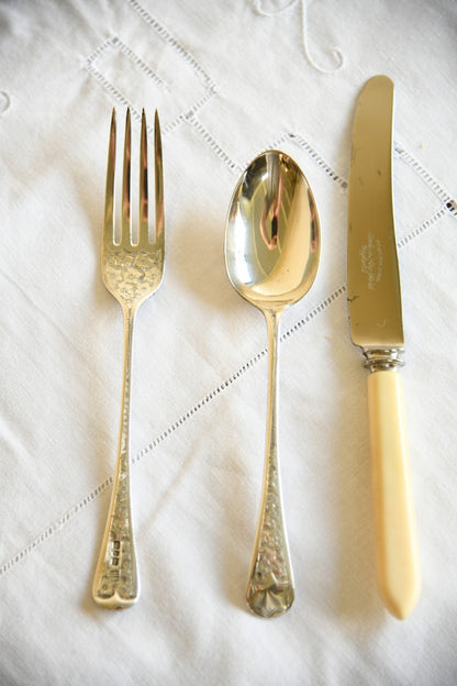 Silver Christening Cutlery Set