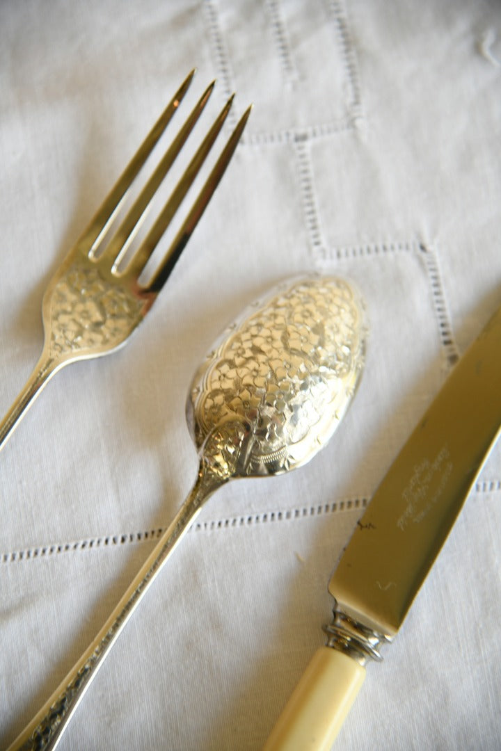 Silver Christening Cutlery Set