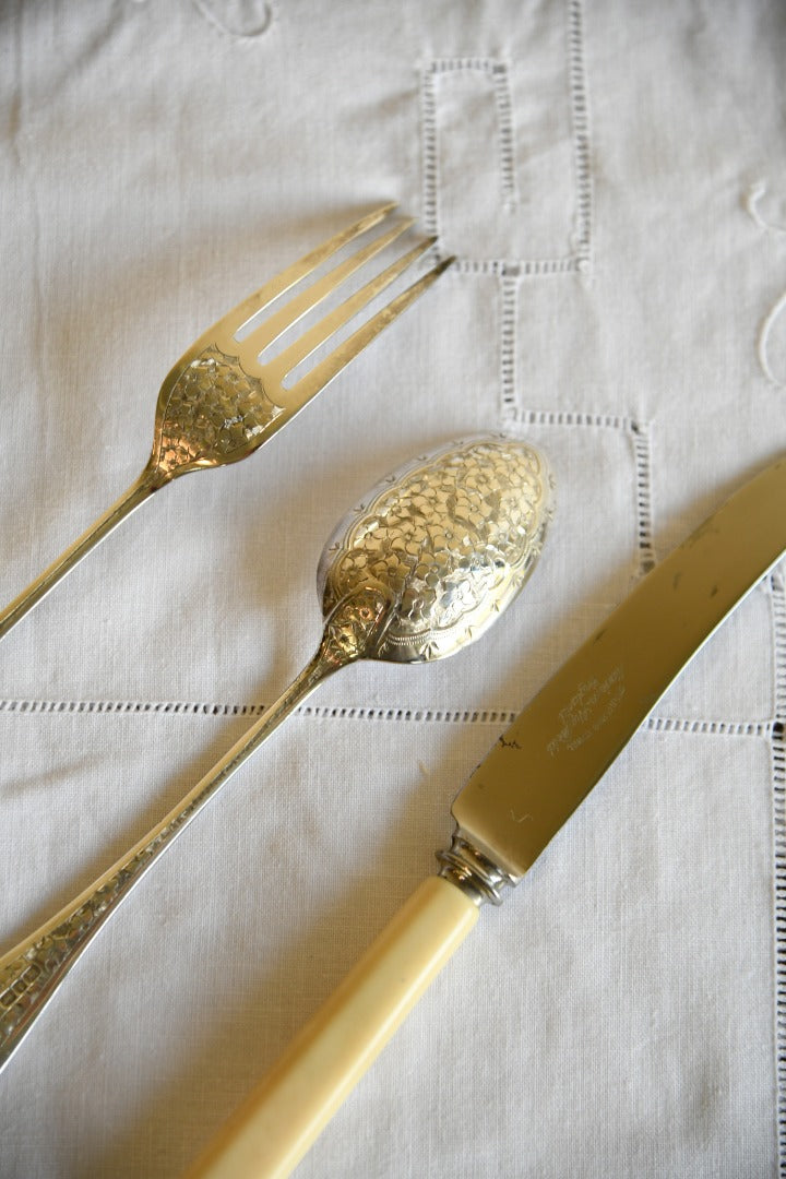 Silver Christening Cutlery Set