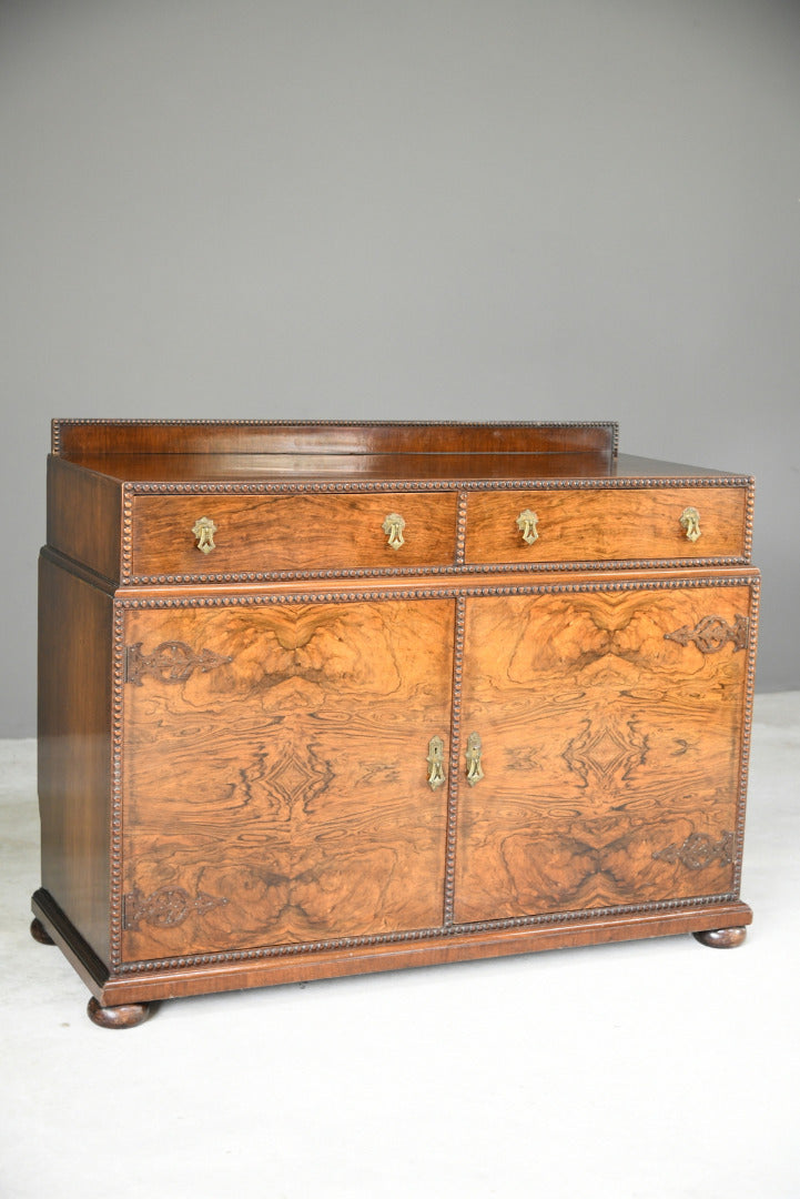 Figured Walnut Veneer Sideboard