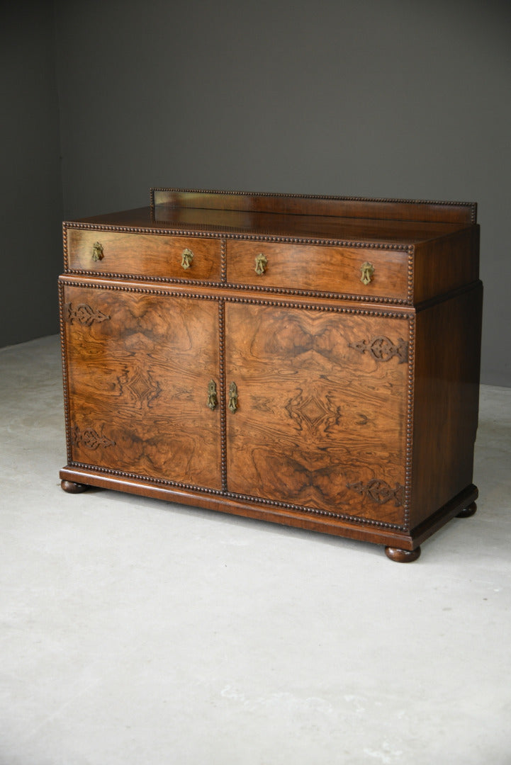 Figured Walnut Veneer Sideboard