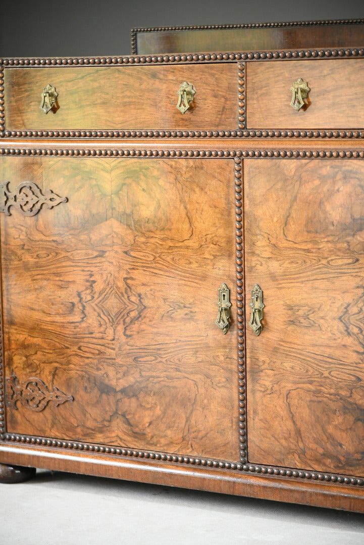 Figured Walnut Veneer Sideboard