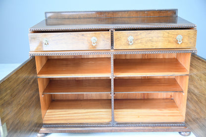 Figured Walnut Veneer Sideboard