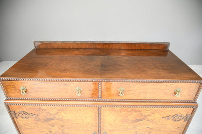 Figured Walnut Veneer Sideboard