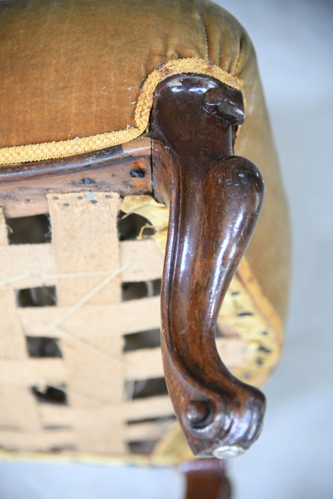 Victorian Button Back Chaise Longue
