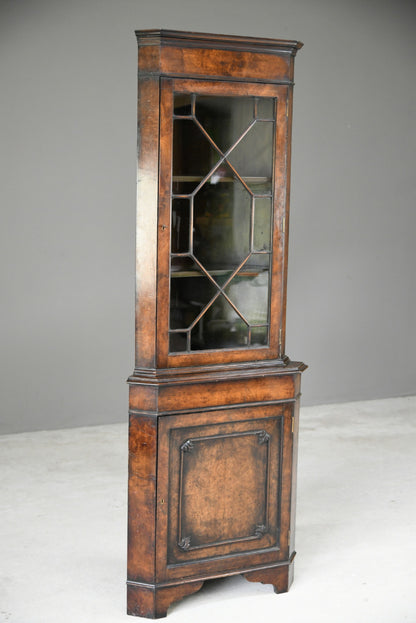 Astragal Glazed Corner Cupboard