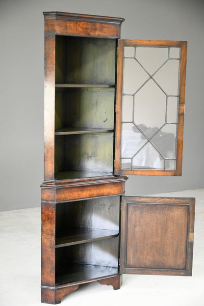 Astragal Glazed Corner Cupboard