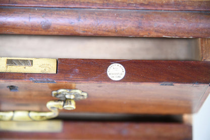 Robson & Sons Inlaid Edwardian Mahogany Desk